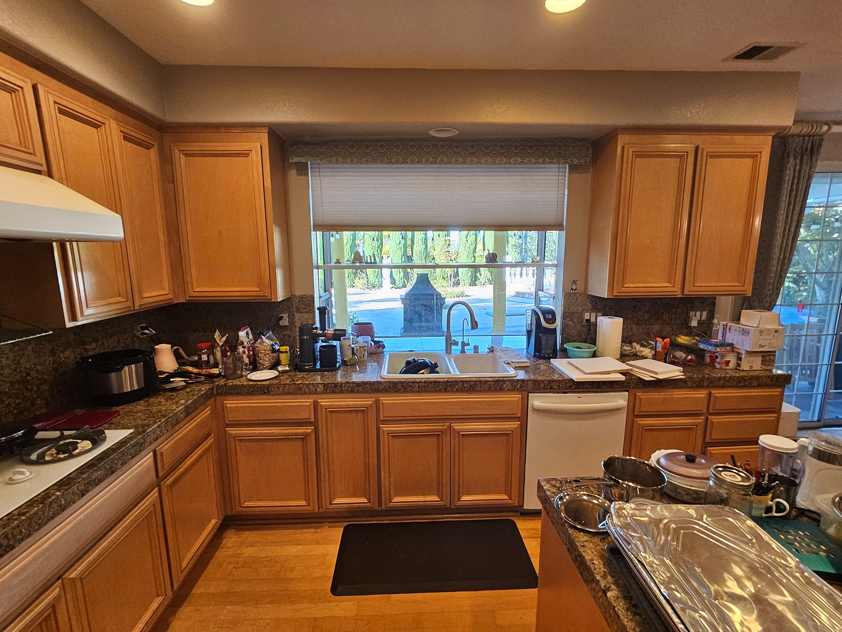 Two-Tone Kitchen Refresh - before refinishing